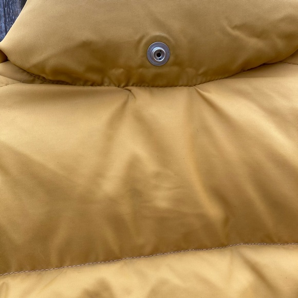 Men's VTG Frostline Kit Yellow Puffer Jacket M Full Zip Pockets Boulder Classic - Picture 15 of 15